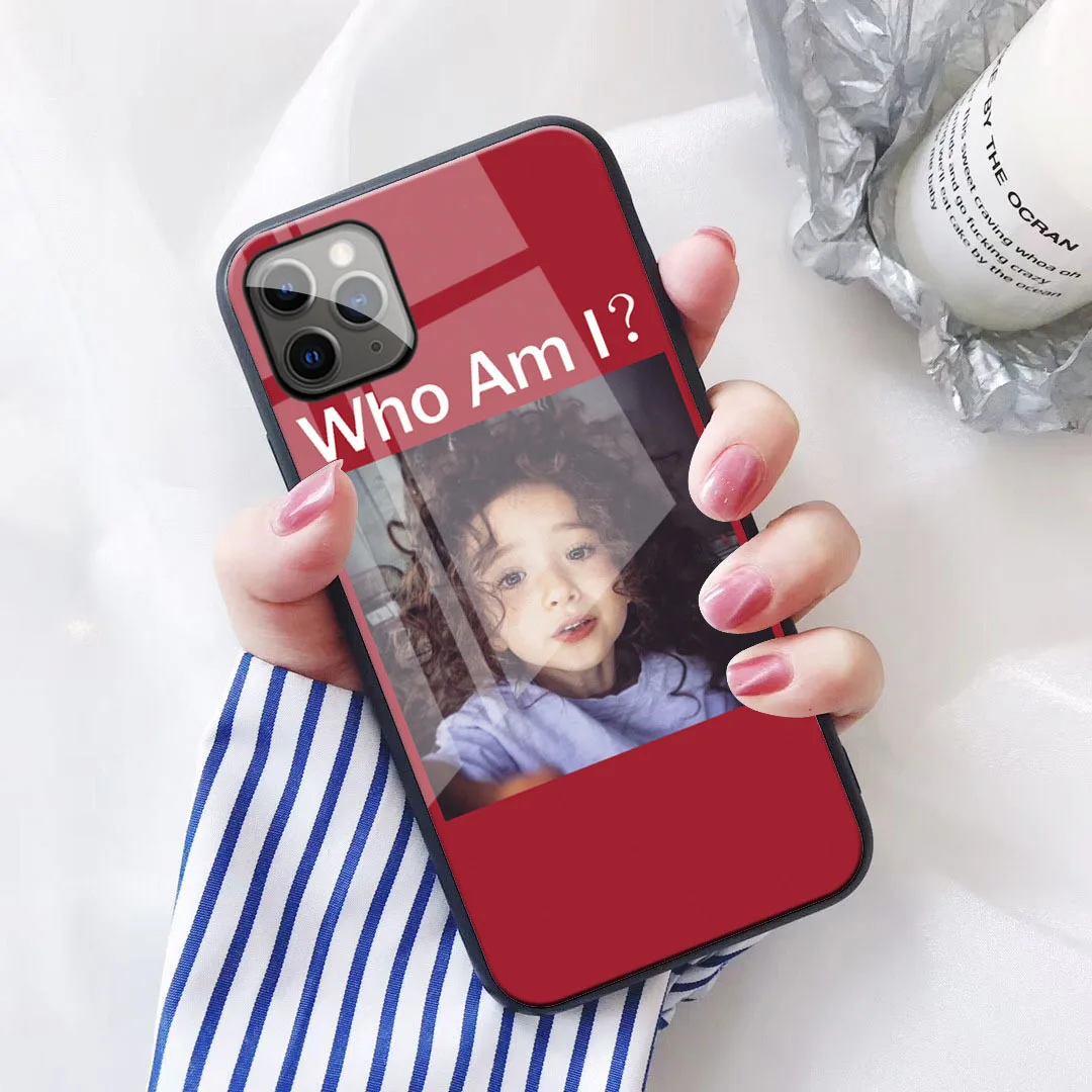 Для iPhone 11 Pro Max i8 i8 Plus i7 i7 Plus i6 i6s Plus Ins Модный милый чехол из закаленного стекла для мальчиков и девочек для iPhone 11