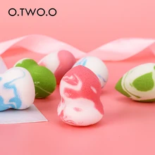 3-Pack цветной пуф для макияжа сухой и влажной красоты макияж спонж в форме яйца пуф Макияж инструмент