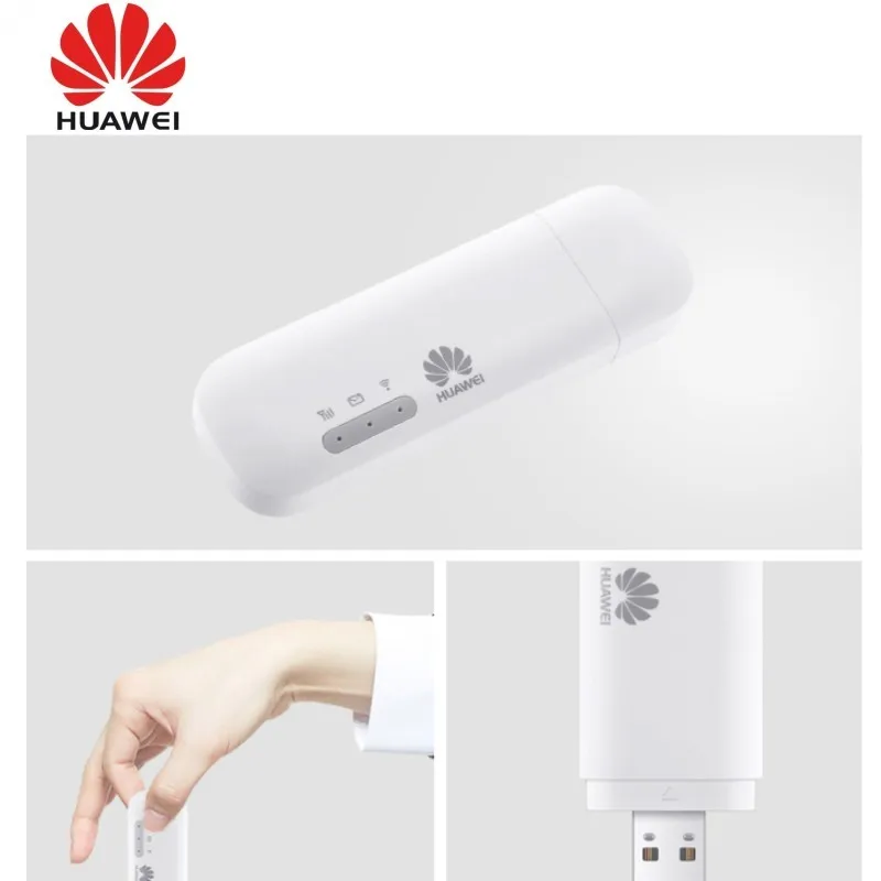  Unlocked Huawei E8372h-155 USB WiFi Modem 4G 150Mbps LTE FDD Band 1/3/5/7/8/20 TDD Band 38/40/41 3G
