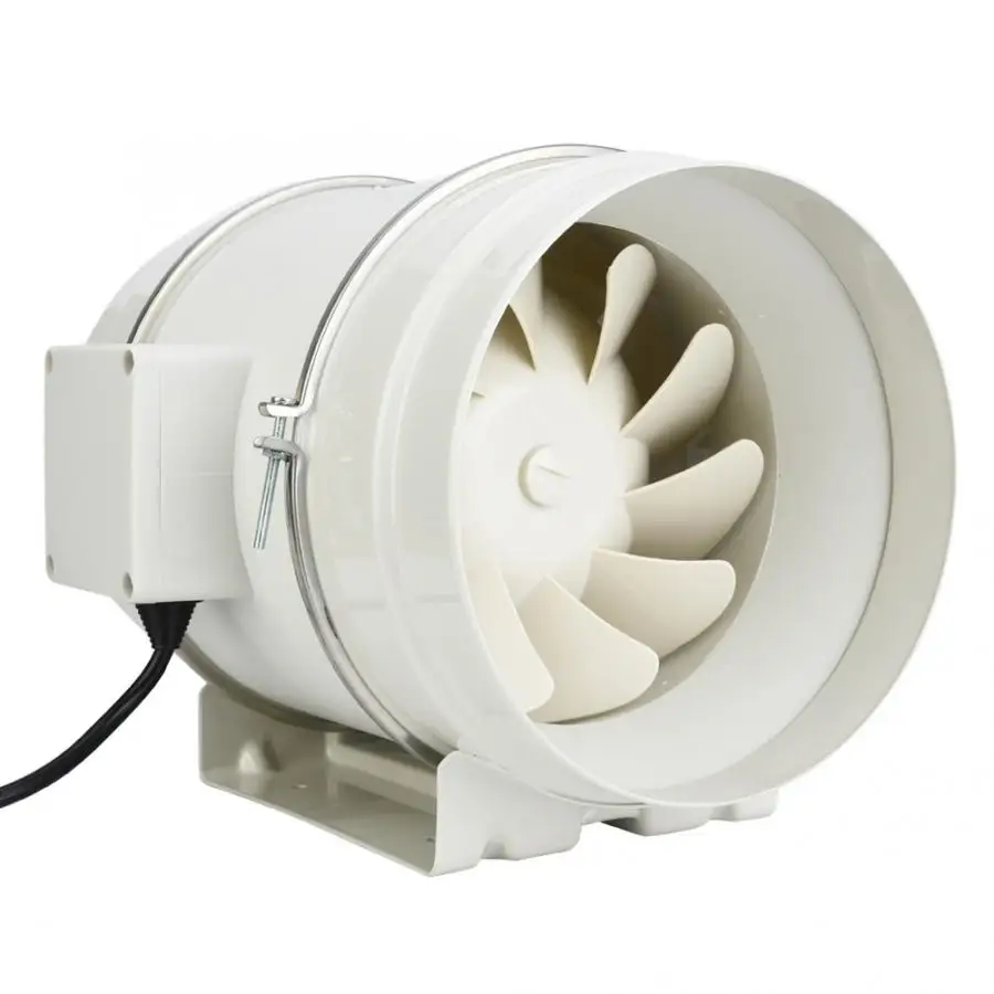 Вытяжной вентилятор воздуховод 8 дюймов косой поток трубы вентиляции вытяжной с