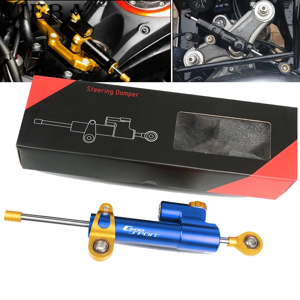 

For BMW C650SPORT 2015-2017 C650 SPORT 2016 Motorcycle Damper Steering Stabilize Safety Control Bracket Mount kit Motorbike
