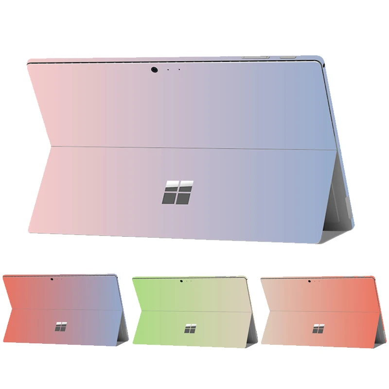

Vinyl Stickers for Microsoft Surface Pro 5 Pro 6 Gradient color Laptop Sticker for Surface Pro 3 Pro 4 Protective Cover Skin