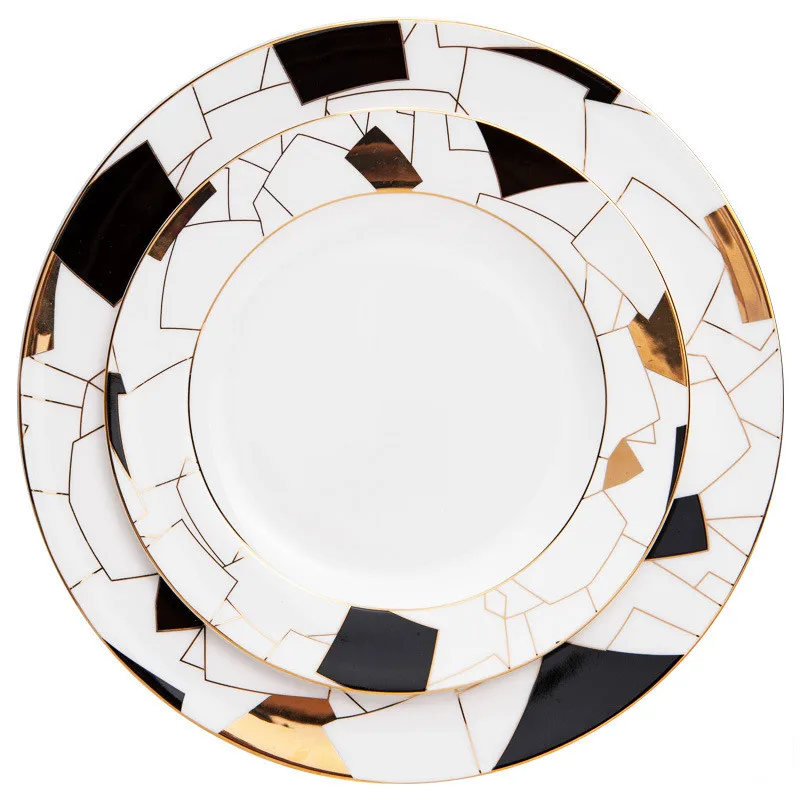 

Service plate set Bone china Dinner plate Tableware Set Dinnerware Sets
