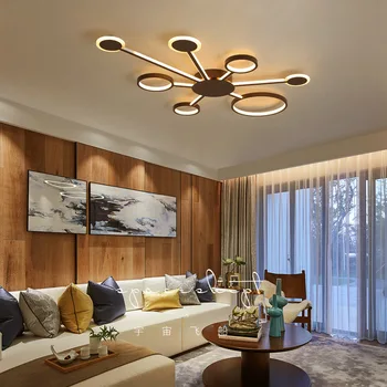 

Modern LED spaceship Chandelier lighting Nordic Creative Living/dining room bedroom kitchen home Pendent Lamp YHJ021015