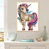 Unicorn cartoon animal home decor paintings counted printed on canvas DIY 14CT 11CT Cross Stitch Needlework Sets Embroidery kits ► Photo 2/6