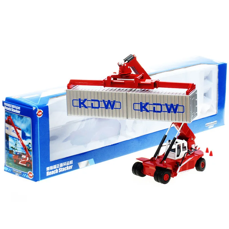 

Genuine Product Cadeve Alloy Engineering Car Model Boxed 625036 Container Alloy Large Crane Front Lifting Machine