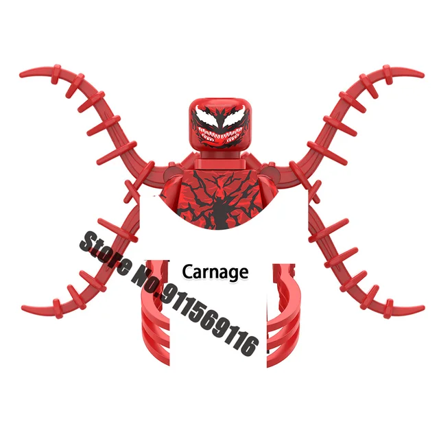 DISNEY Super Heroes Nebula Deadpools Building Blocks Gamora Groot Yondu Doctor Octopus Scream Venoms Bricks Action Figures Toys K-WM2199
