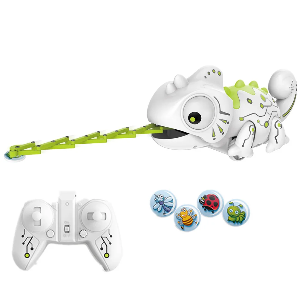 

Funny Educational Kids Food Catching Gift Toys Remote Control Animals Play Chameleon Children