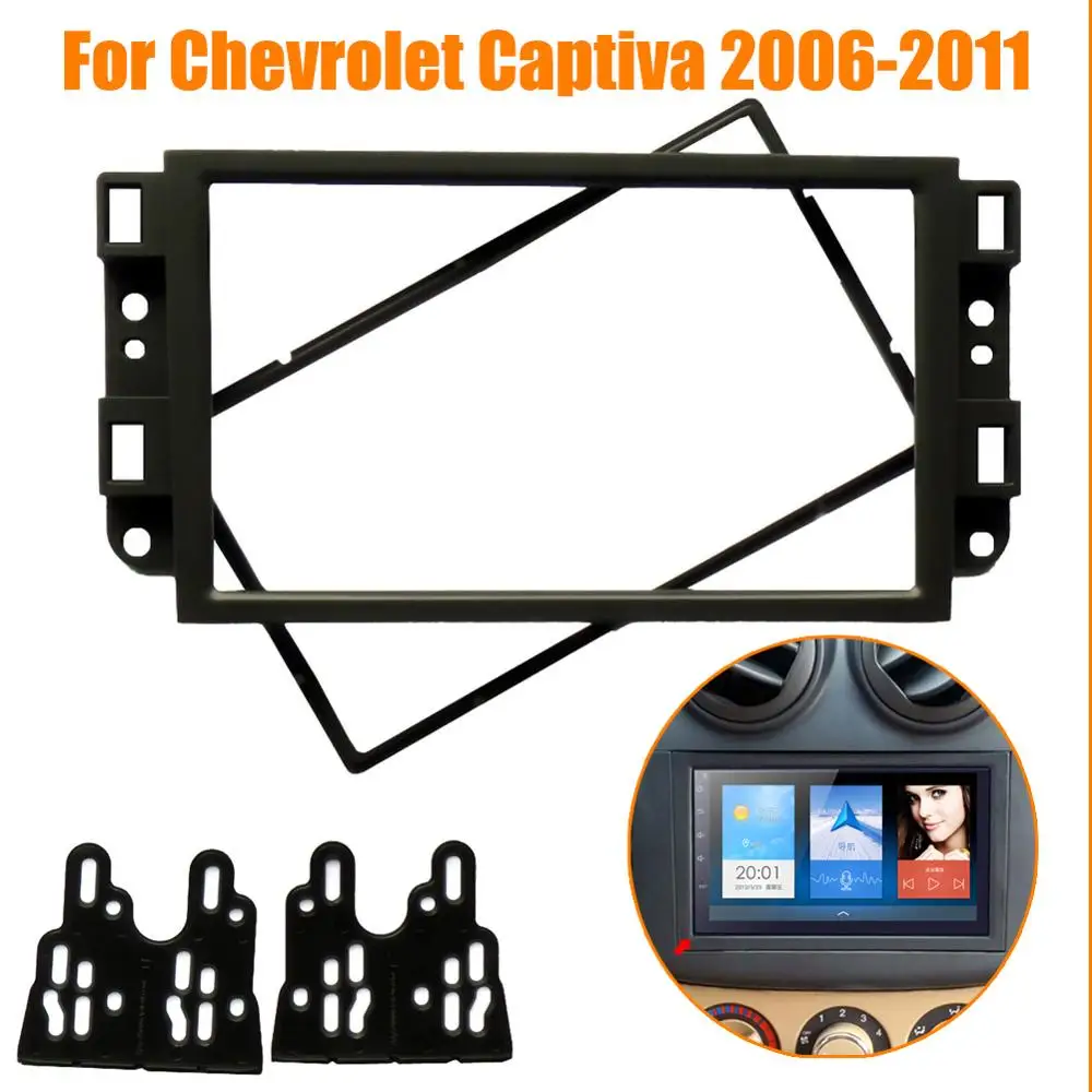 

Fit for Chevrolet Lova Captiva Gentra Aveo 2006 2007-2011 Audio and Video Modification Frame 2DIN Conversion Panel Bracket