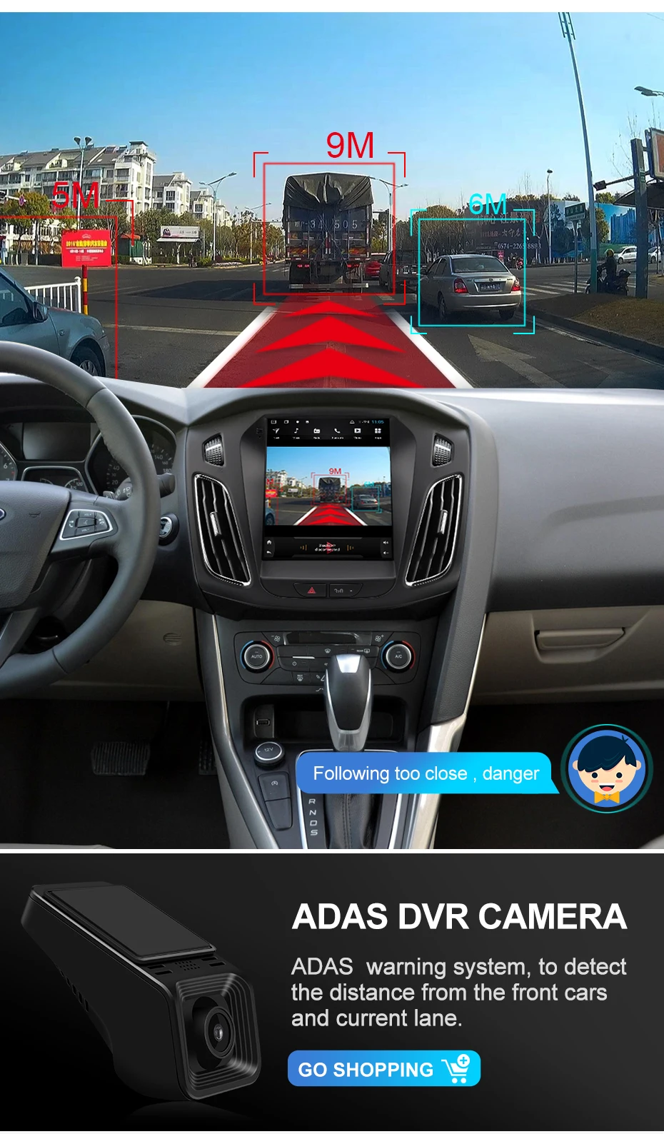 Perfect Isudar H53 Vertical 1 Din Android Auto Radio For Ford/Focus 2012- GPS Car Multimedia Video Player RAM 4G ROM 64G For Tesla Model 6