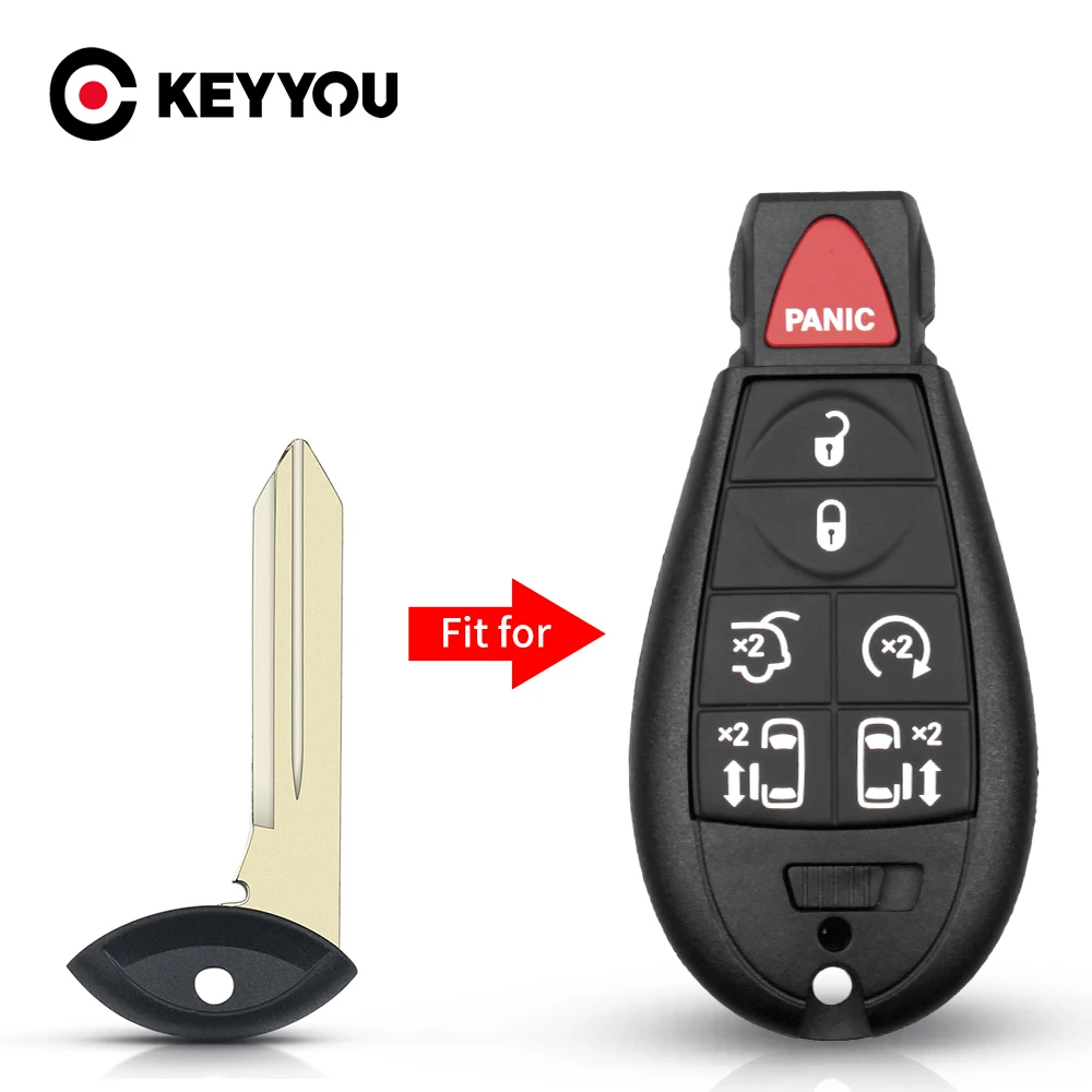 Лезвие ключа KEYYOU для автомобилей Chrysler Town &amp Country Fit Jeep Grand Cherokee Dodge Magnum Durango