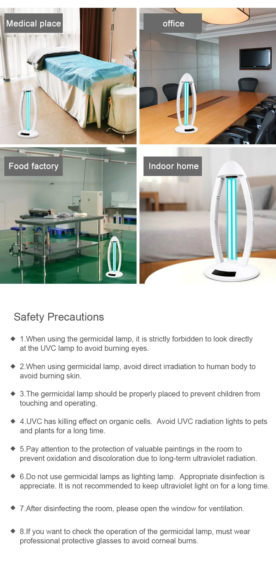 Ultravioleta Uvc Esterilizador Luz Tubo Germicida Desinfecção Casa Lâmpada 253.7nm Escritório Ozônio Matar Luzes Ácaro 38 w 110 v 220 11 38 w 110 v 220 v ultravioleta