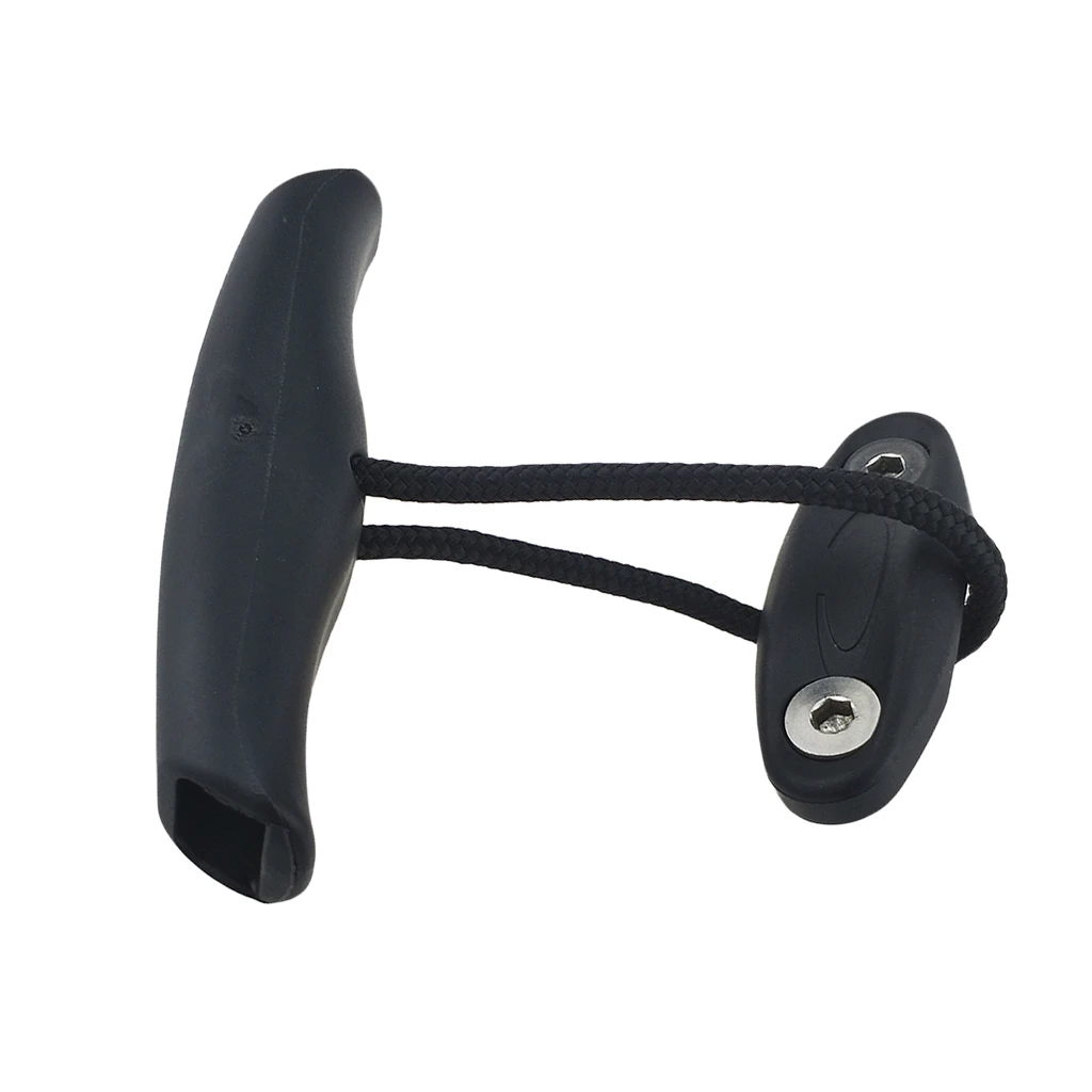 100mm 4'' Plastic Kayak Canoe Carry Handle Pull Handle T-handle w/ Cord