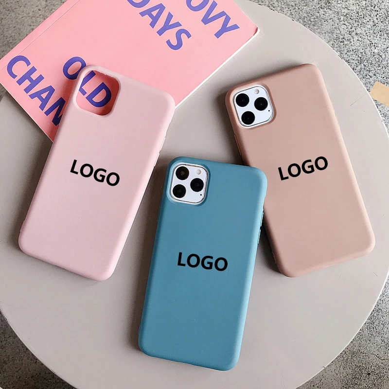 

For iPhone case 11 Pro Max X XsMax 7 8 Plus Cover Luxury Original Soft TPU LOGO Covers Accessories Bag Layers Shell Fitted Cases