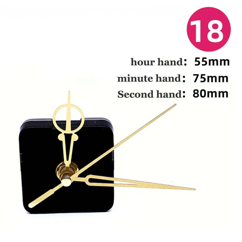 DIY Wall Clock Movement Hanging Quartz Watch Silent Clock Mechanism repair Movement Wall Clock Mechanism Parts 18