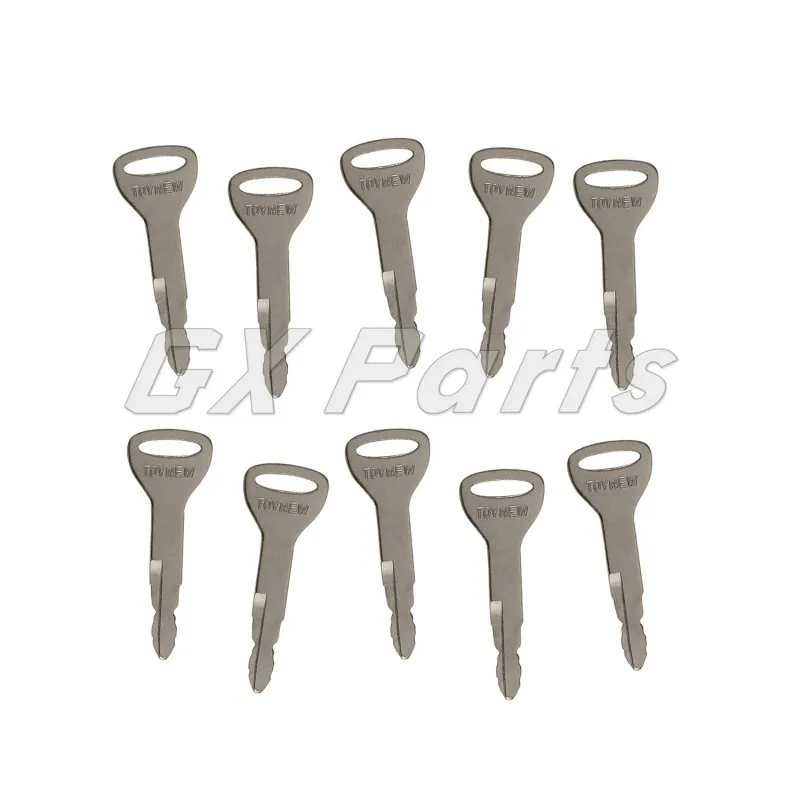 10 PCS A62597 162597 Ignition Keys 57591-23330-71  for Toyota Forklift