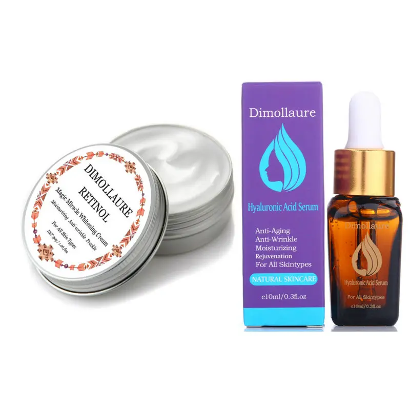 Dimollaure Retinol отбеливающий крем с гиалуроновой кислотой коллагеновая сыворотка