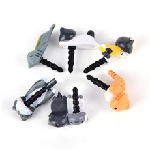 Адаптер на телефон Пробка крышка для iphone 5 5s 5c струйный милый сыра кошки 3,5 мм Анти Пыль грязеотталкивающий разъем для наушников