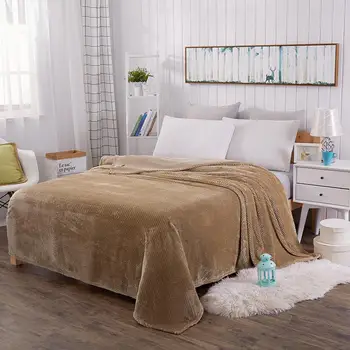 

TWISTER.CK Multi-fonction Blanket Thicken Winter Plain Colour Blanket Home Portable Blanket Polyester Fiber 180/200x200/230cm