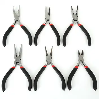 

11/12/13cm Black Flush Side Shear Cutter Clipper Cutting Beading Pliers For Jewelry Wire Tools Equipment Bent Crimping Pliers