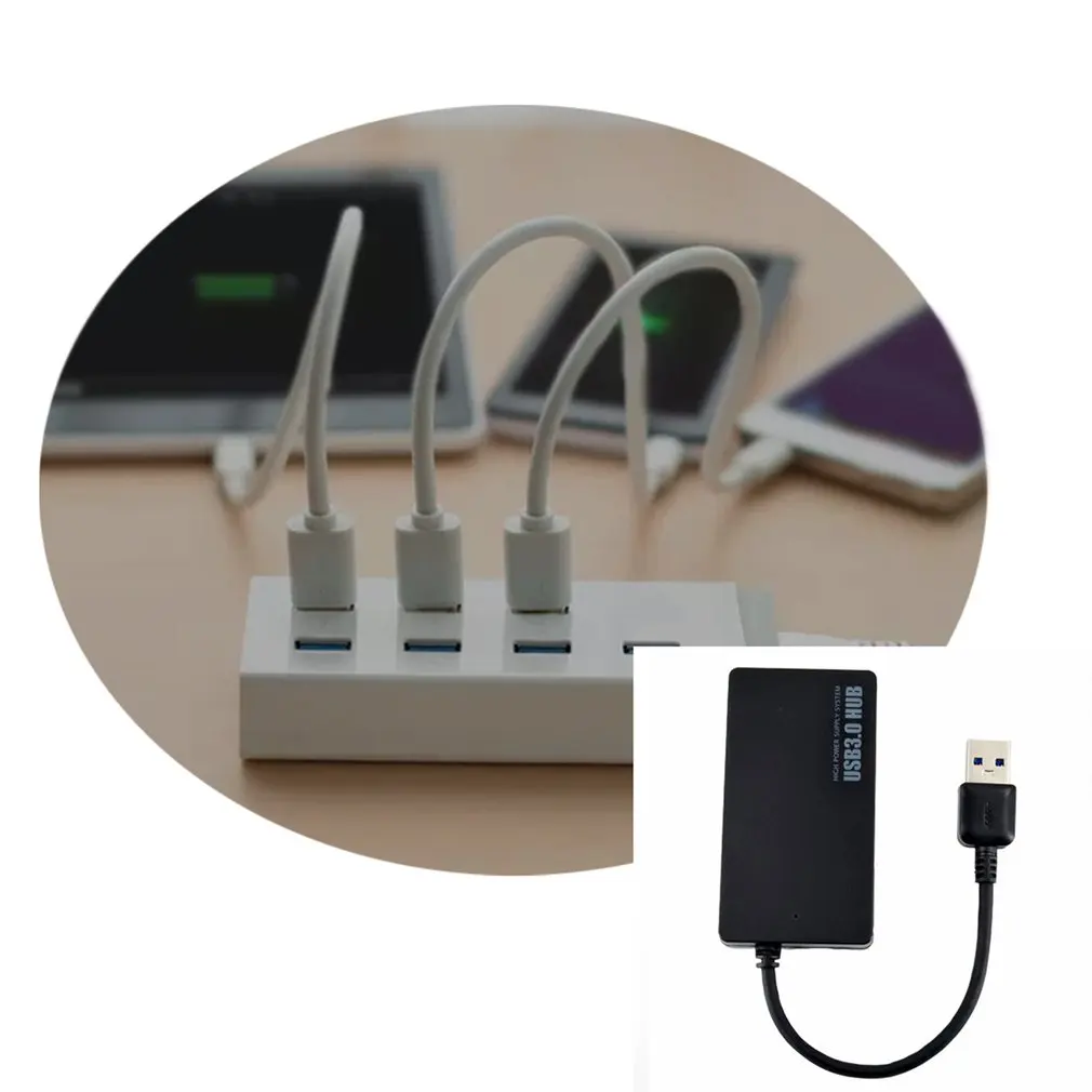 3 0 концентратор USB3.0 4 Порты и разъёмы разнообразия ABS Plug And Play матовое покрытие