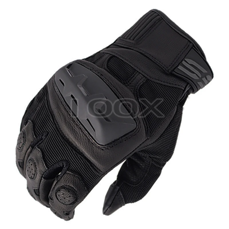 Black Motorbike Motorcycle Gs Team Racing Gloves For Bmw Motorsports