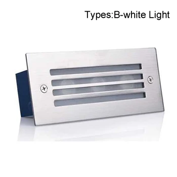 

Outdoor Brick Shape Professional Stainless Steel Led Embedded Type Durable Underground Light Waterproof Garden Step Easy Install