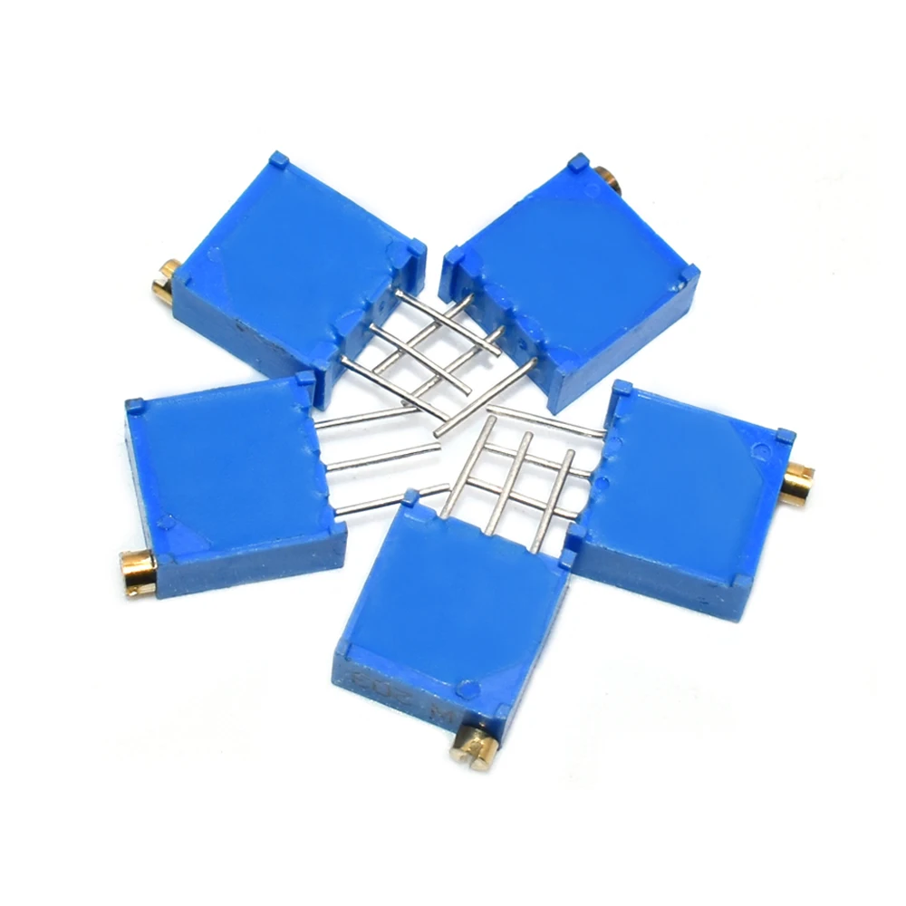 Volume Potentiometer 3296W 50-1M ohm Multiturn Trimmer Potentiometer High Precision Variable Resistor