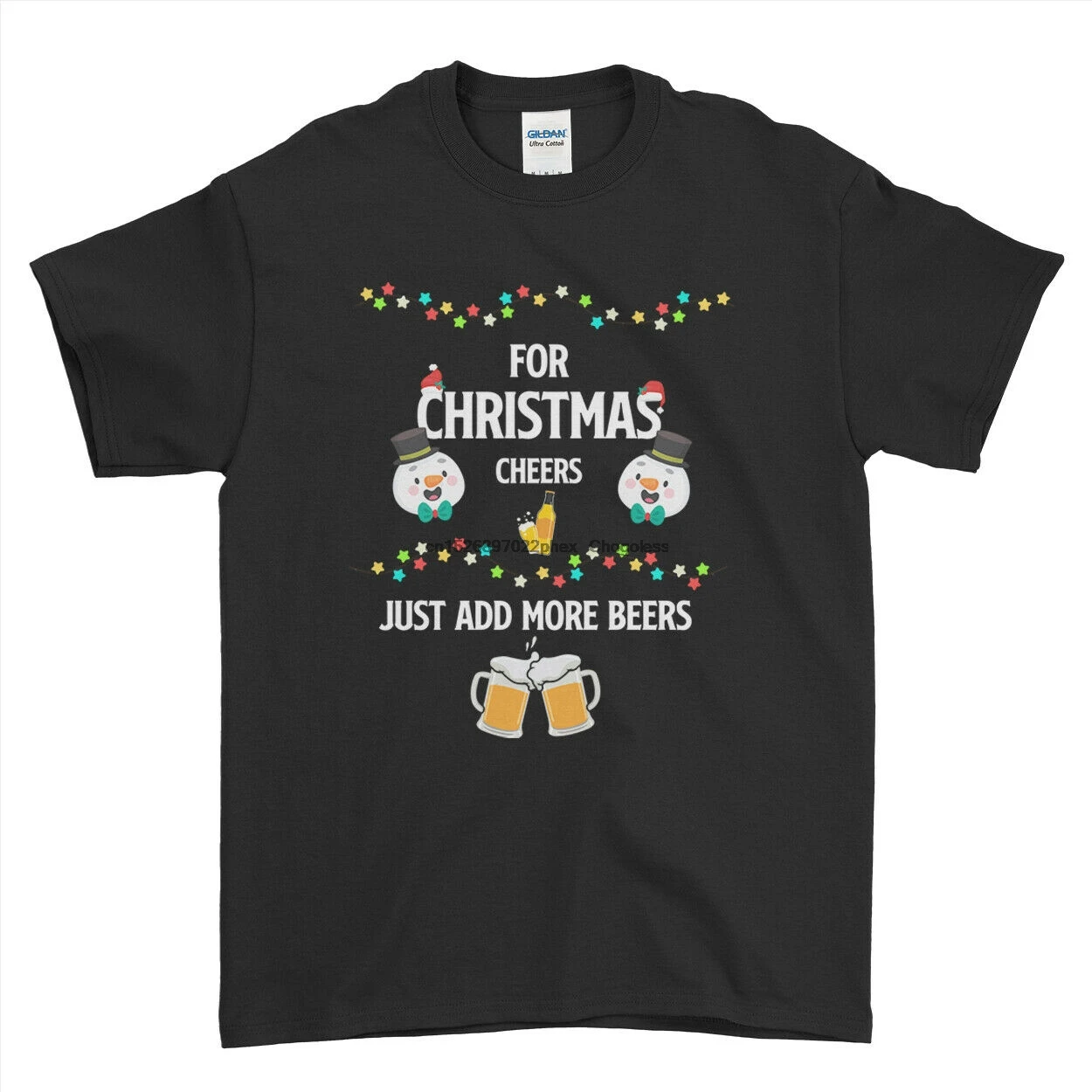 Мужская футболка с надписью Just Add More Beer | одежда