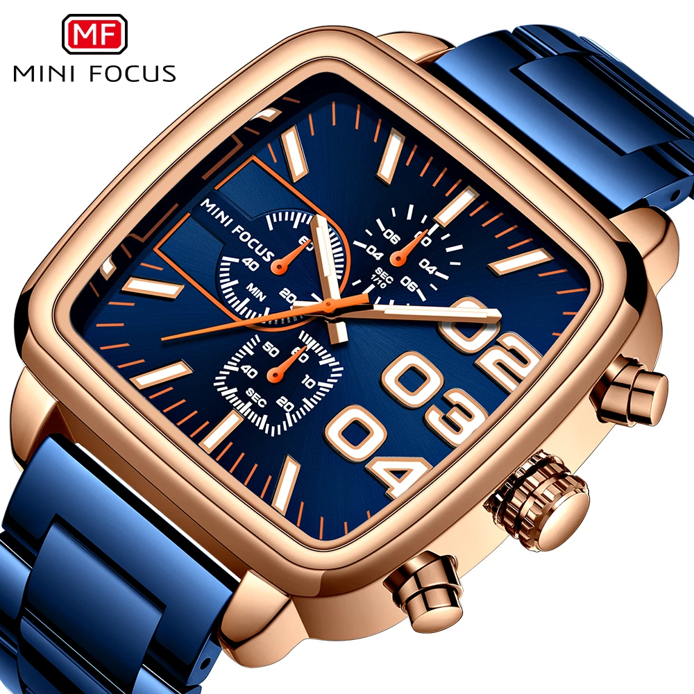 

Square Watch for Men Business Waterproof Watches 2020 Luxury Men's Watches Luminous Quartz Wristwatch Date Male for Men Watches