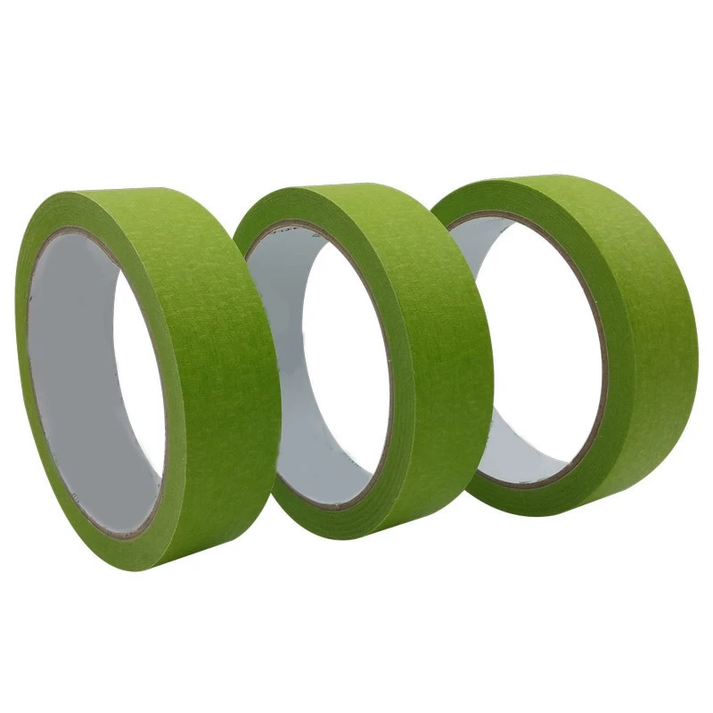 10 Pack Green Painters Tape, 25mm x 20M, Painting Masking Tape, Clean Release Paper Tape for