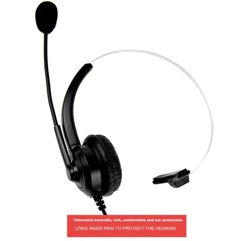 

Mute Function With Microphone Call Center For PC Computer Over Ear Wired Noise Cancelling Telephone Headphone Gaming USB Headset