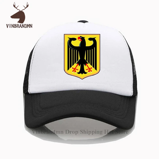 Deutschland Germany Bucket hat Golden Empire Eagle Cross Baseball cap  Newest 3D German Arm of Coat summer hat Funny Fishing hats - AliExpress