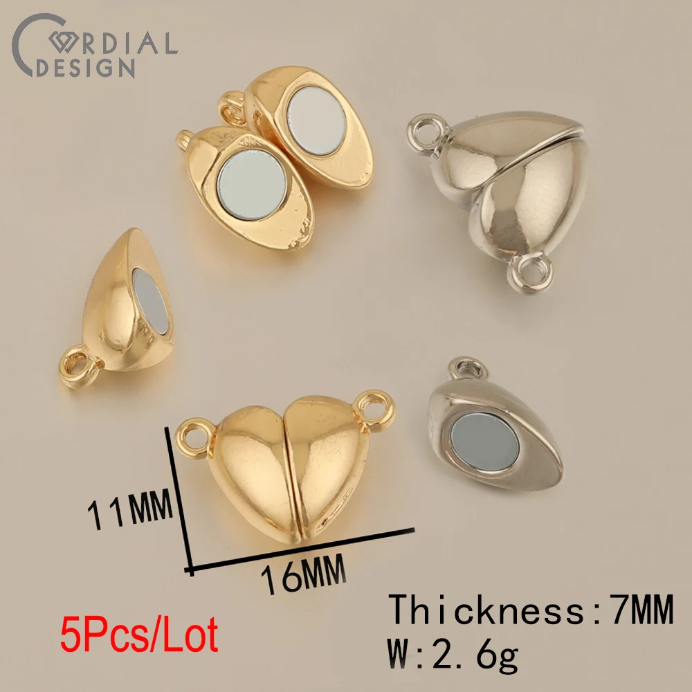 Cordial Design Magnet Clasps & Hooks/DIY Making/Jewelry Accessories/Genuine Gold Plating/Hand Made/Jewelry Findings & Components - cordial