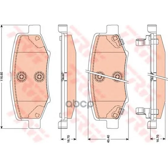 Gdb4145_[68003776aa]!Колодки Дисковые З Dodge Nitro, Jeep Chero