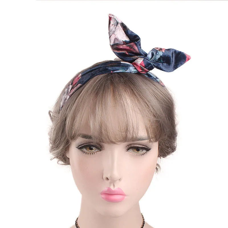 

Cute Accesoire Cheveux Girl Acessorios Bunny Ears Girl Headbands Accessoires Femme Hair Flower Elastique Cheveux Haaraccesoires