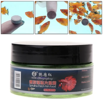 

Fish Food Tablet Spirulina Algae Aquarium Pills Fish Tank Tropical Catfish Wafer