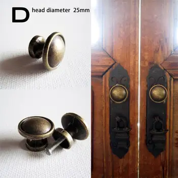 

Door Knobs Set of 10 Drawer Buttons Vintage Brass Handles Furniture Cabinet Knobs for Kitchen Cupboards