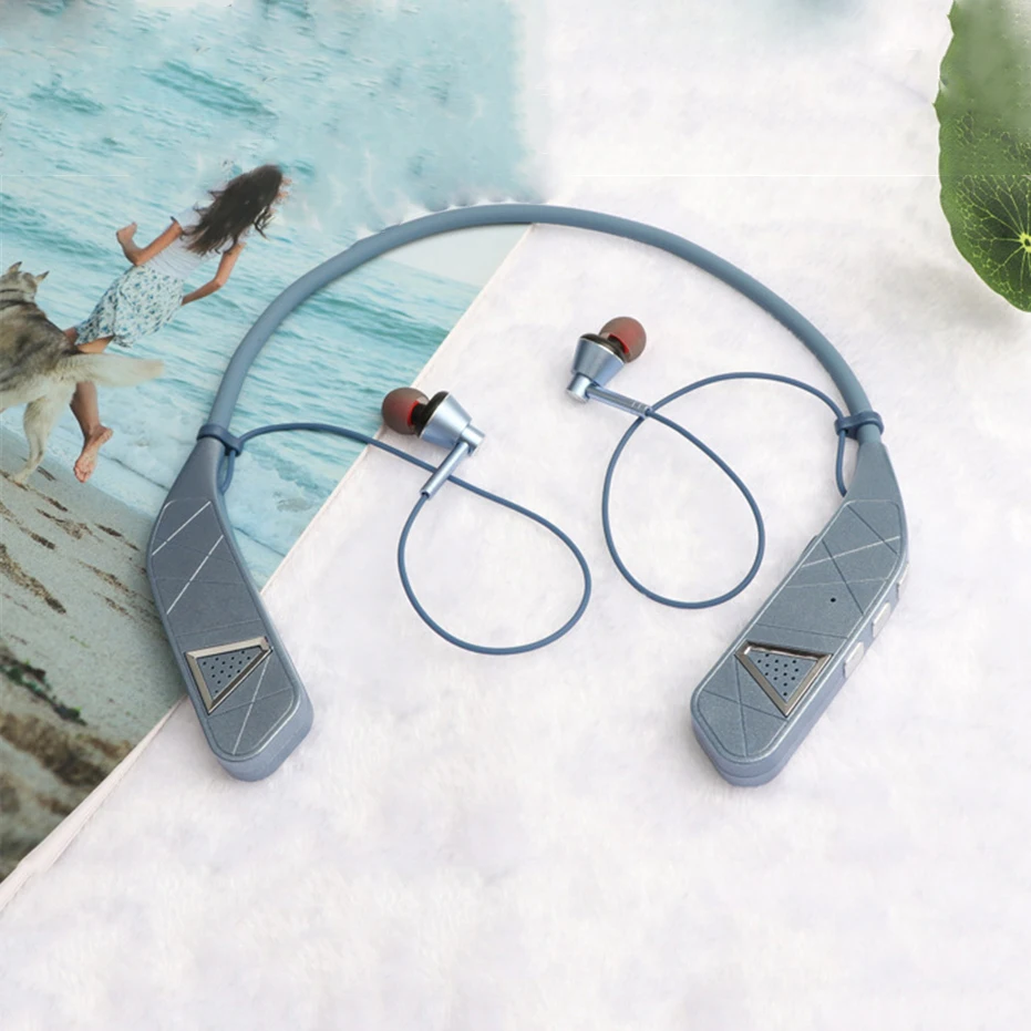 Bluetooth 5 0 Earphones Neckband Wireless Headphone Sport Bass Sound with Microphone For iPhone Samsung Xiaomi Wireless Headsets