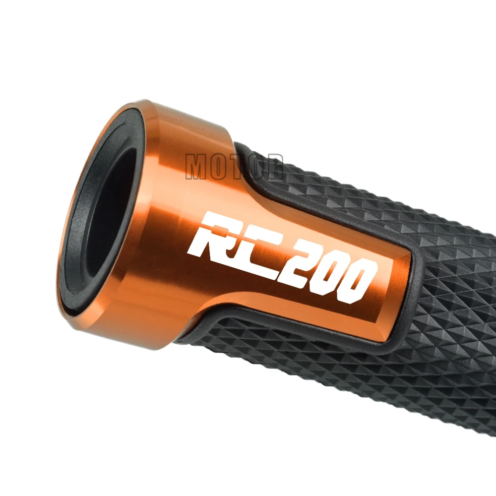 Для KTM RC200- RC 200 мотоцикл 7/" 22 мм алюминиевый резиновый руль ручки концы ручки колпачки рукоятка вилка