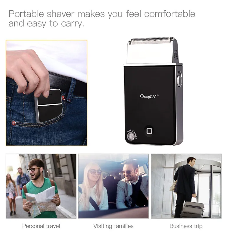 Бритва Мужская аккумуляторная с зарядкой от USB и плавающим лезвием|shaving machine|electric
