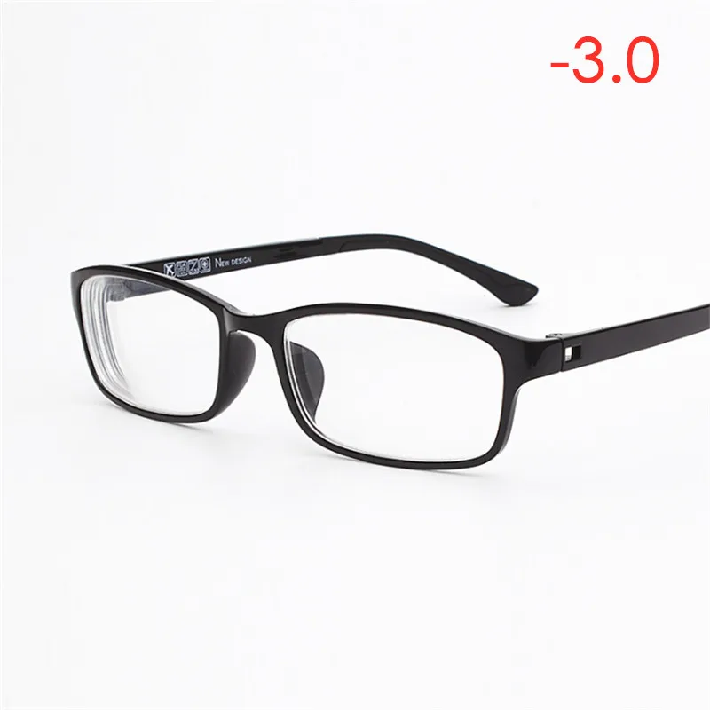 GN7 Black frame GLTREE Классическая оправа TR90 женские очки для близорукости Модные Ретро женские очки для близорукости мужские ультралегкие очки-1,0-5,0 GN7 - Цвет оправы: GN7 Black frame