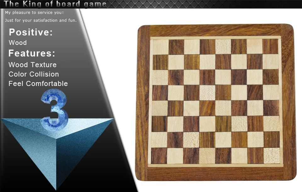 K8356 Solid Wood Mini Chess Portable Non-slip Drawer Pieces Box International Magnetic Chess Exquisite Puzzle Convenient Storage (9)