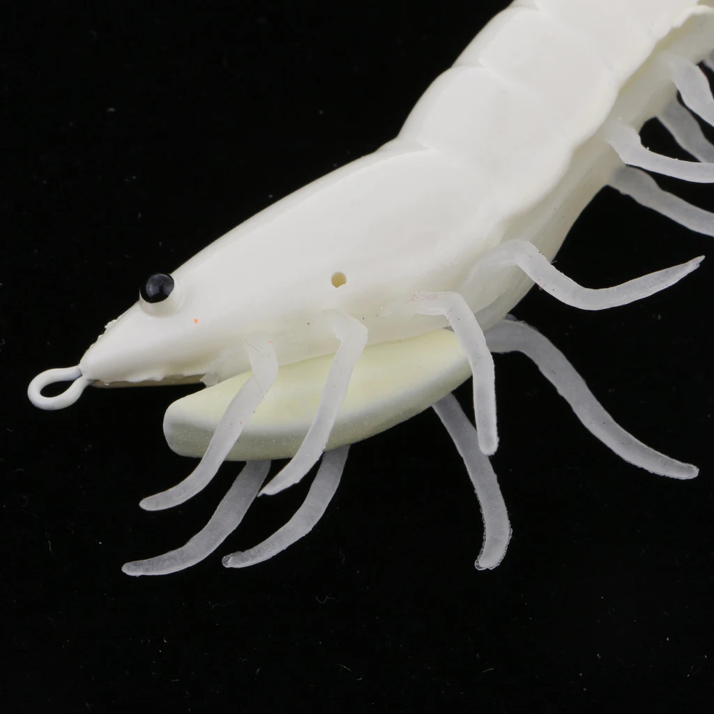 Saltwater Squid Jigs Hook Artificial Wood Shrimp Fishing Lure Hard Bait for Sleeve-fish/Squid/Octopus/Cuttlefish