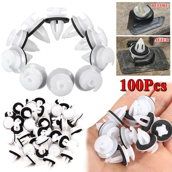 

Set of 100 Door Panel Clips W/Seal Ring For BMW E30 E34 E36 E38 E46 X5 M3 M5 Z3