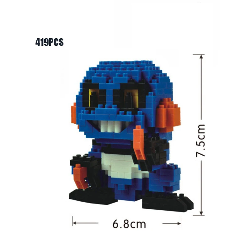Мультфильм игра poke XY& Z микро алмазный блок Croagunk Froakie Dedenne Chespin Raichu Fennekin Growlithe nanobricks игрушки