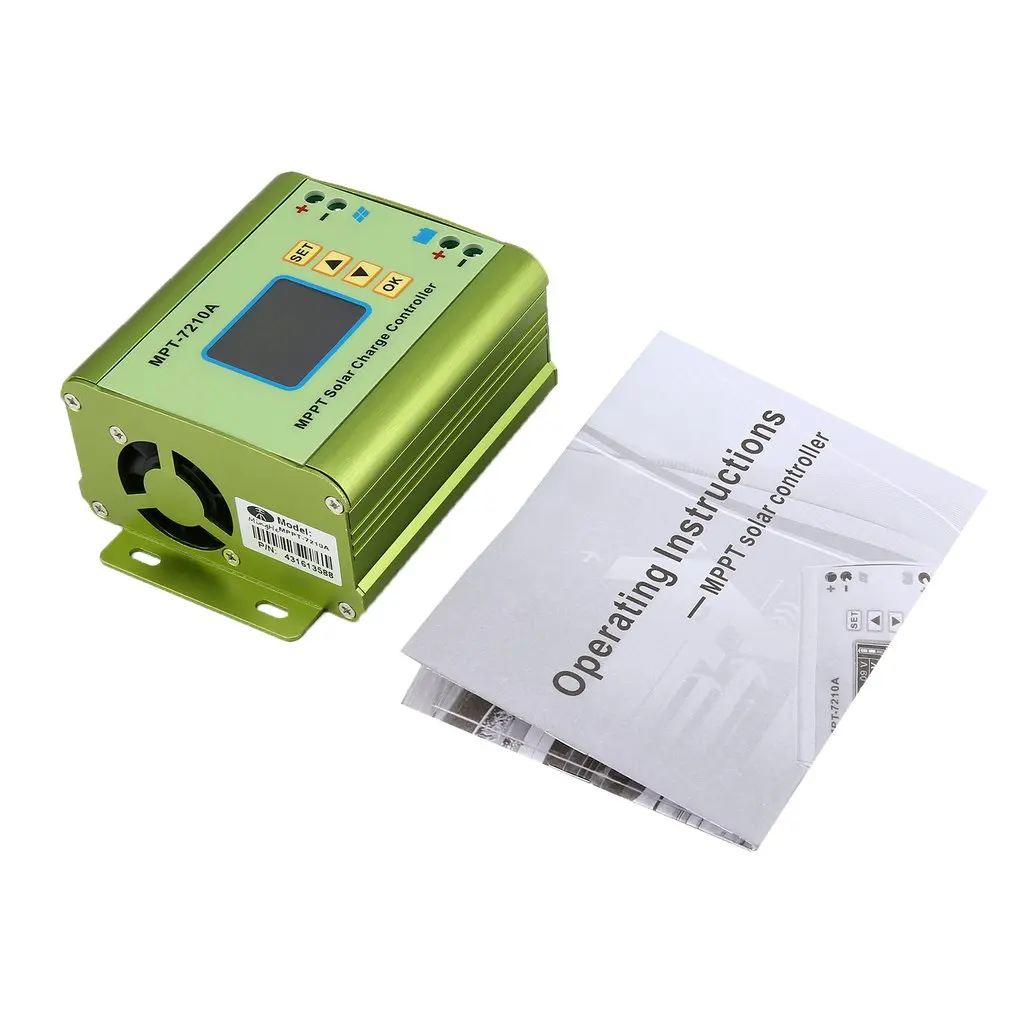 

LCD MPPT Solar Regulator Charge Controller 24/36/48/60/72V Boost MPT-7210A Solar Regulator Charge Controller