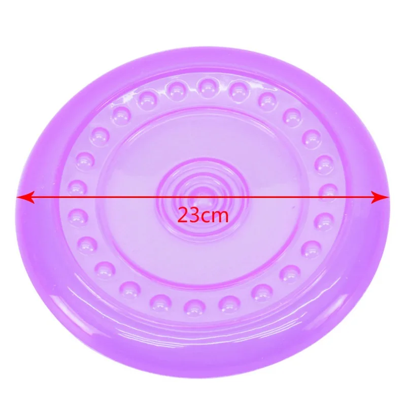 Pet Dog Toy Discs Dog Flying Discs Trainning Puppy Toys Rubber Fetch Flying Disc Training Dogs Chew Teeth Clean TPR Outdoor Pets