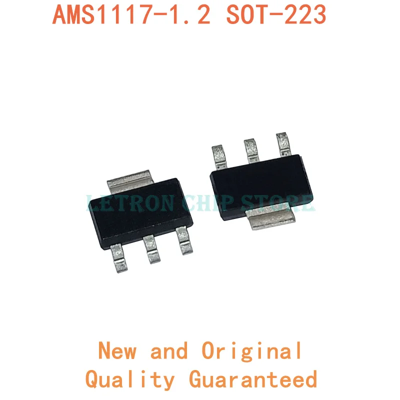

10 шт. AMS1117-1.2 223 sotams1117 1,2 SOT-223 AMS1117-1.2V 1117 1,2 V LM1117 SMD регулятор напряжения новый и оригинальный IC чипсет