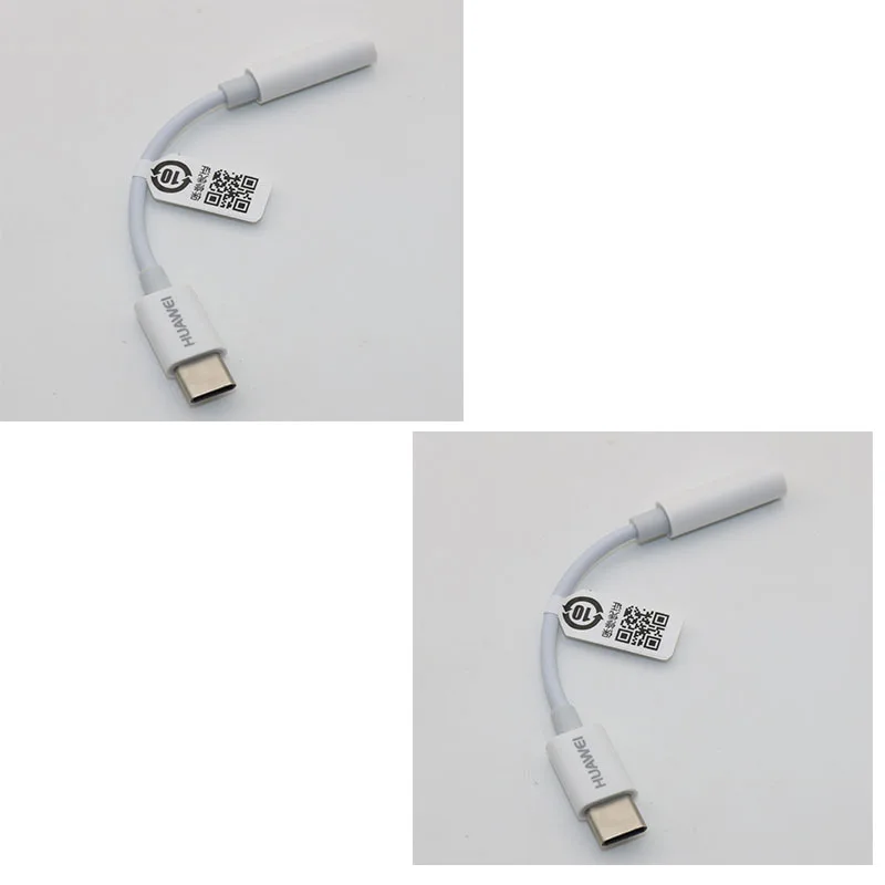 Two adapter Usb type C до 3,5 мм наушники разъем Aux аудио кабель адаптер наушники для huawei P30 20 Pro MATE 10 20 RS X конвертер - Цвет: Two adapter